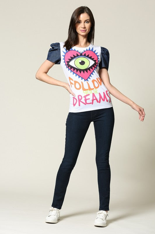 Summer Love T-Shirt Multi Short Sleeves