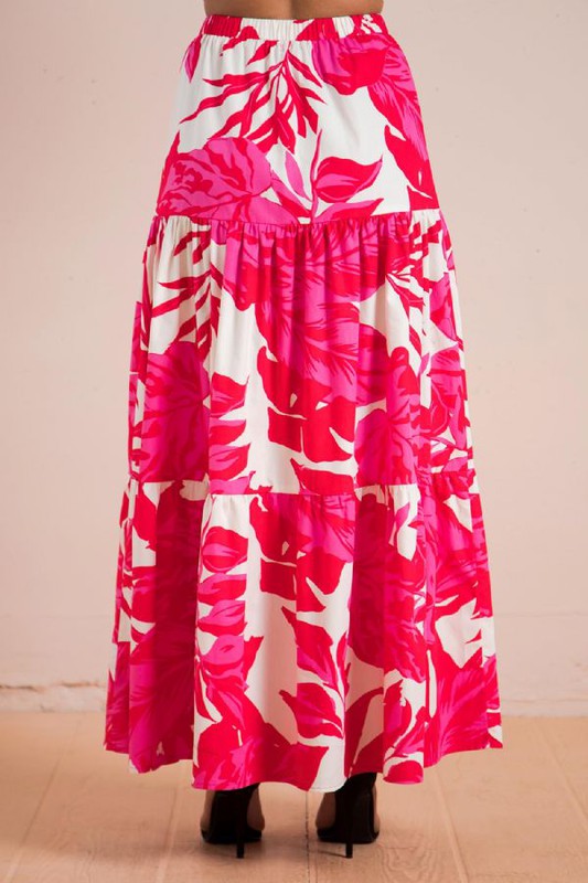 Floral Escape Maxi Skirt