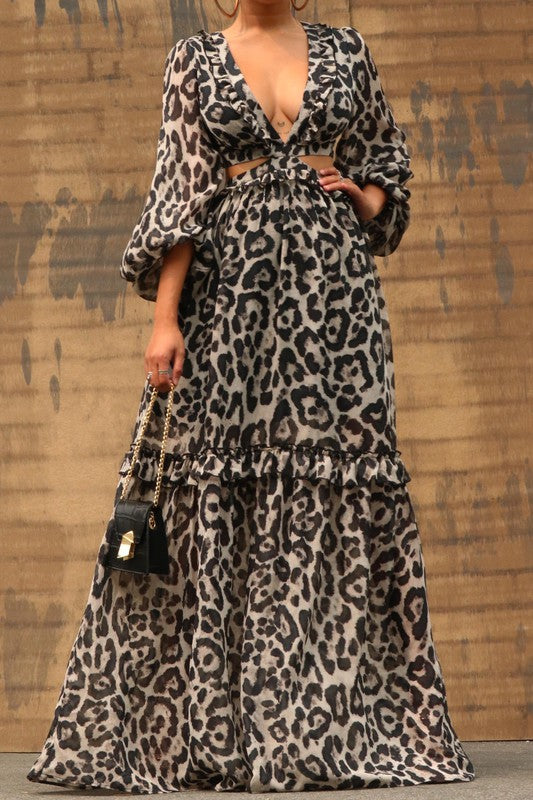 Work Of Art Dress - Leopard