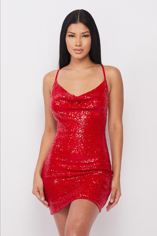 Always Out Sequin Mini Dress