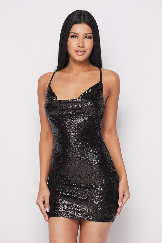 Always Out Sequin Mini Dress