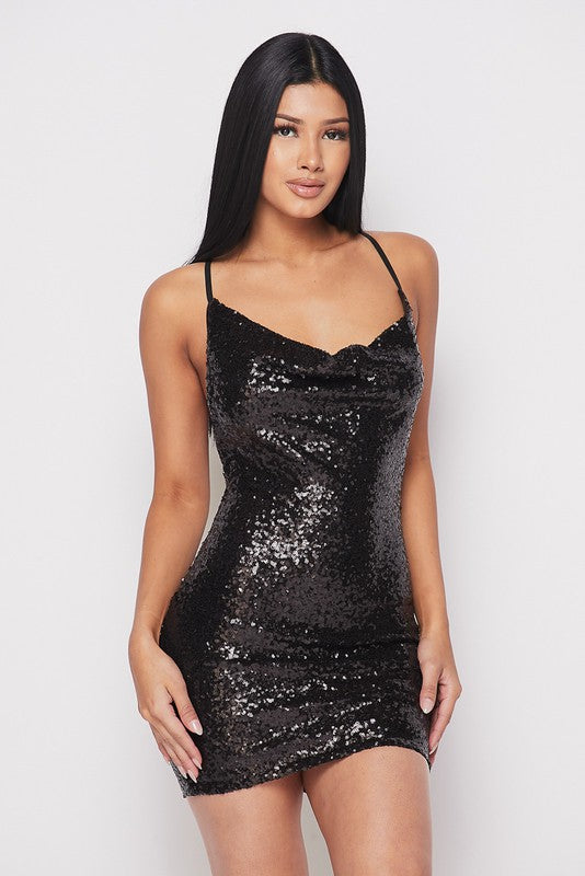 Always Out Sequin Mini Dress