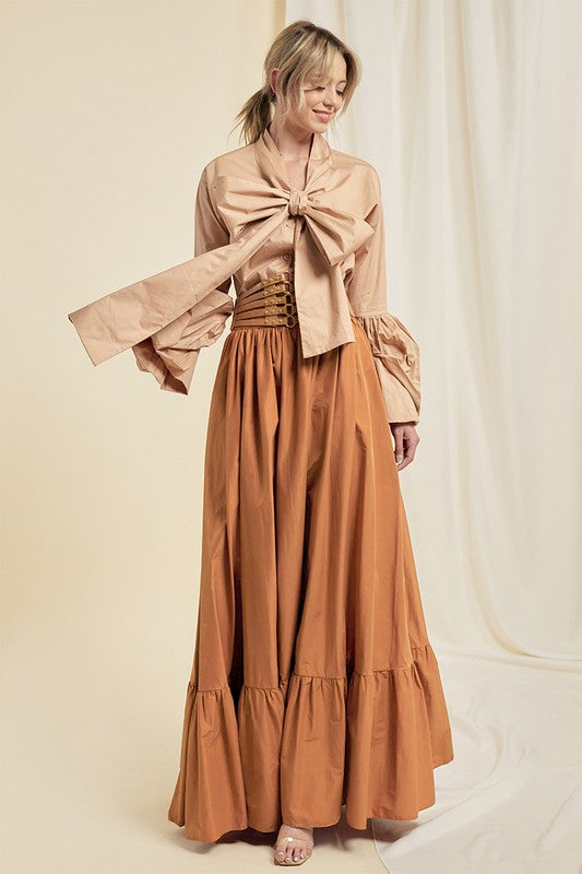 Asymmetry Pleated Skirts