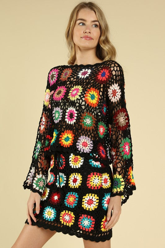 Flower Crochet Top