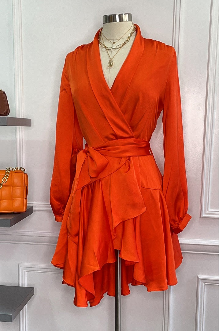 Give It All To Me Satin Mini Dress