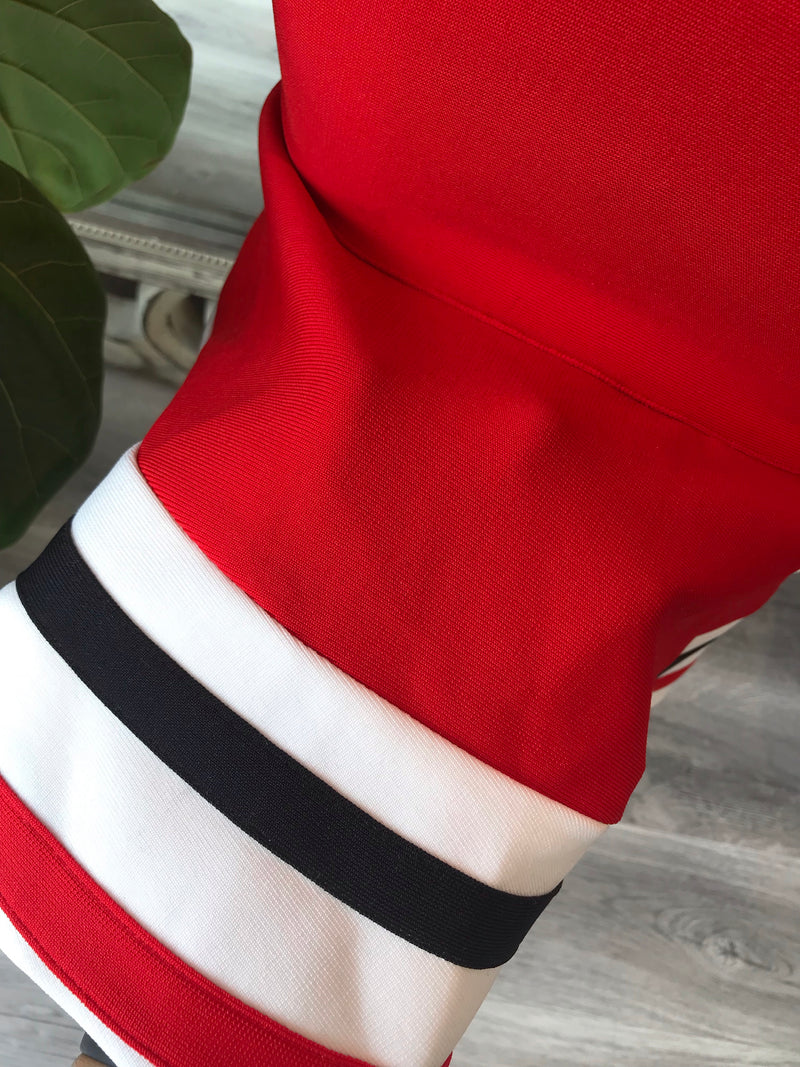Summer Red Bandage Dress (PRE-ORDER)