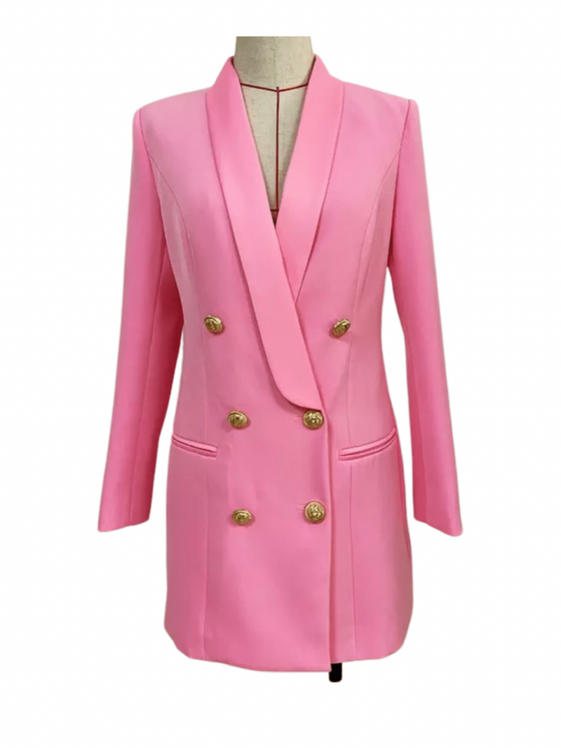 pink tuxedo dress Paris Tuxedo Dress