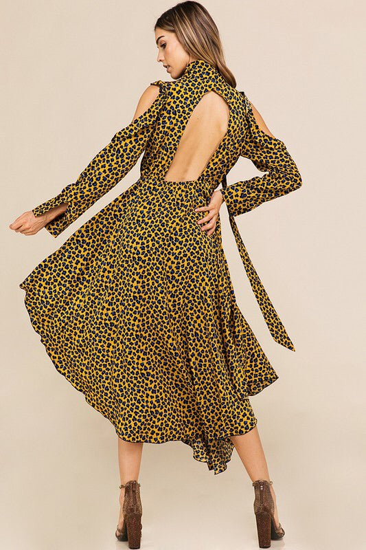It’s Not Me It’s You Leopard Midi Dress