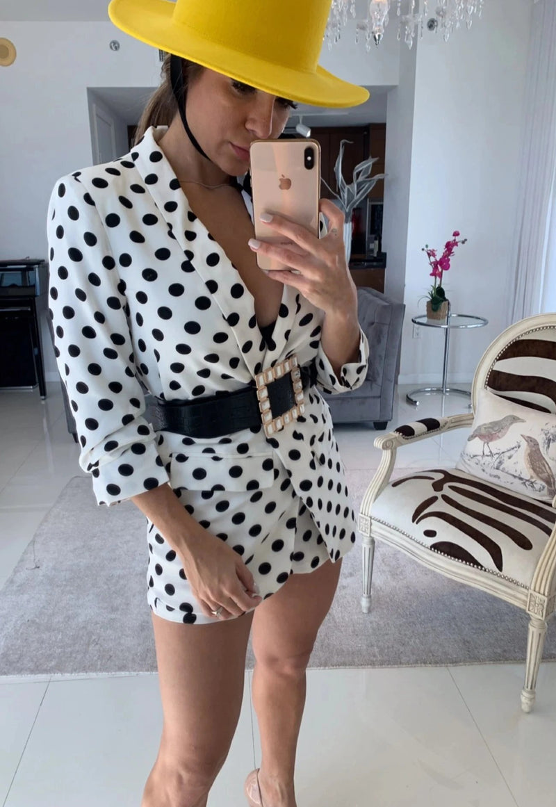 Polka Dots Padded Set