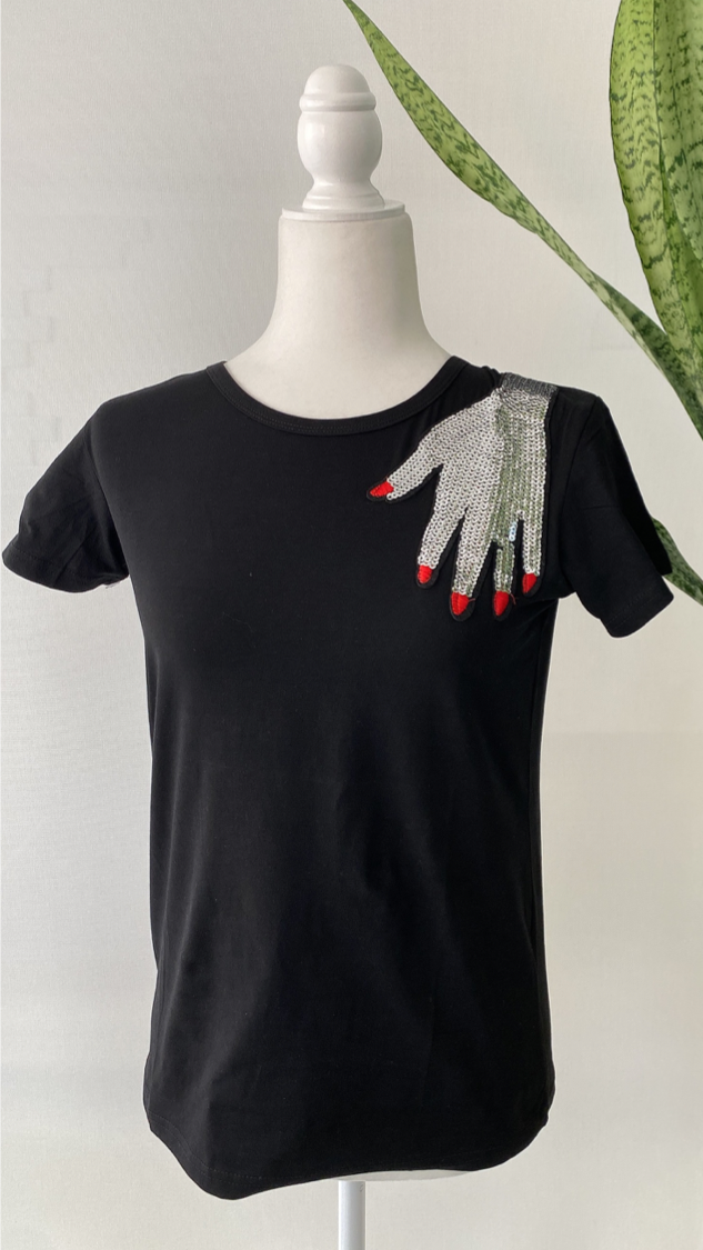 Put Your Hands Up Black T-Shirt / FINAL SALE