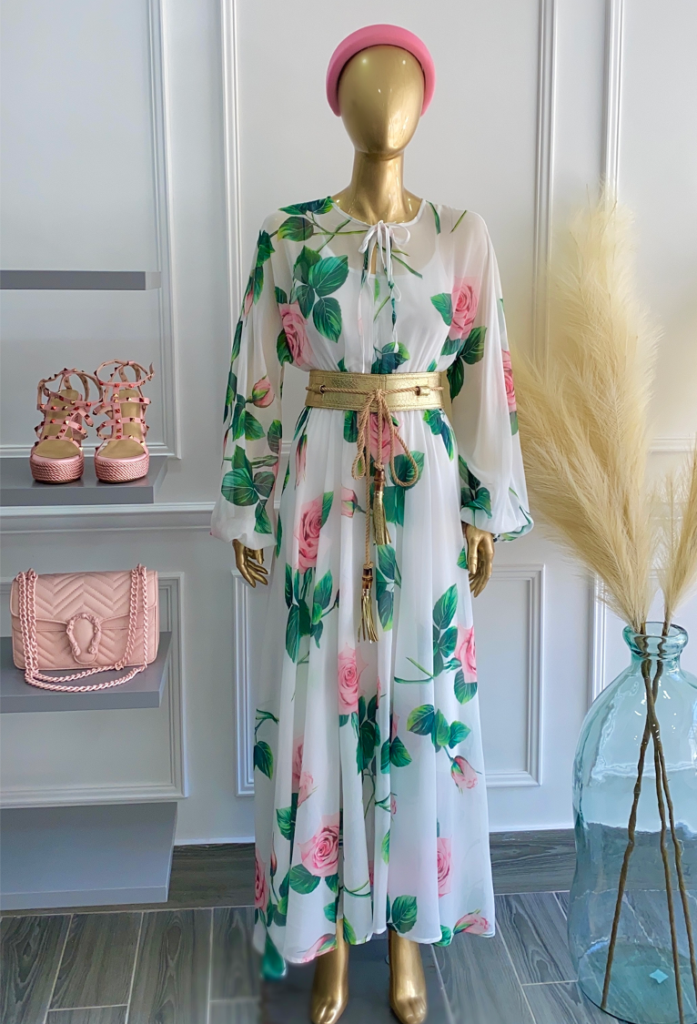 Adele Runway Summer Fashion Boho Maxi Dresses