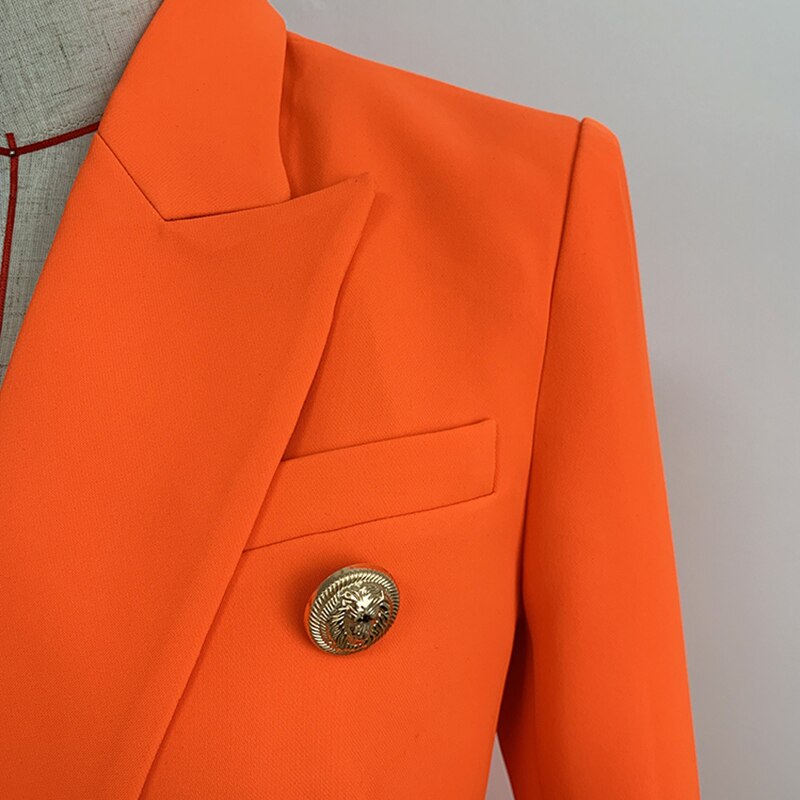Military Blazer Jacket orange