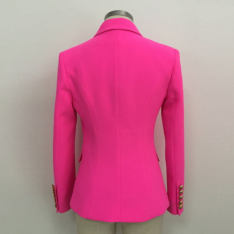 Military Blazer Jacket - Pink
