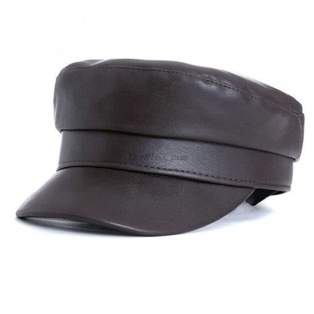 Leather Retro Cap