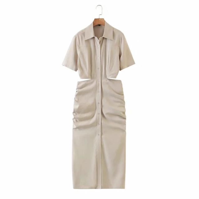 Abba Cut Out Back Midi Dress (PRE-ORDER)