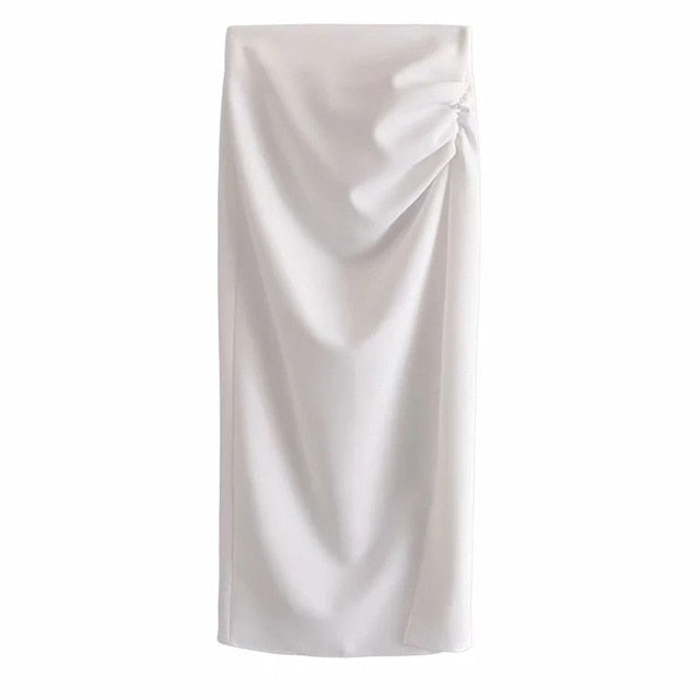 Mia Stunning Silk Skirt/Blouse