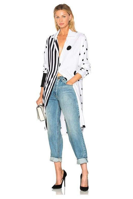 Polka Dots Shirt Top 1